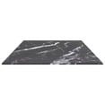 thumbnail image 3 of vidaXL Table Noire 100x50 cm Verre Trempé 6mm avec Design Marbre, 3 of 4