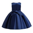 thumbnail image 5 of XXWXYD Girls 𝖥loral Lace Satin Dresses Ball Gowns Princess Dress Pageant Wedding Par𝗍y Double Layer Bow Sash Toddler Kid Formal Gown Celebration Dress Special Occasion, 5 of 9