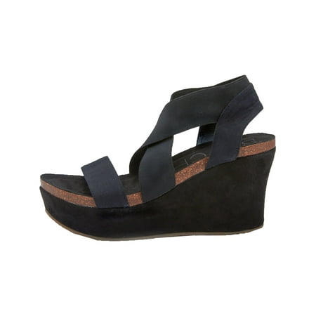 

Beach by Matisse Womens Liz Faux Suede Cork Footbed Sandals
