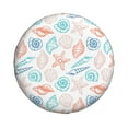 thumbnail image 2 of Balery Colorful Seashells1tire Cover Waterproof Dust-Proof, Universal Spare Wheel Tire Cover For Trailer, Rv, Suv Truck And Vehicle Camper Accessories-17 Inch, 2 of 9