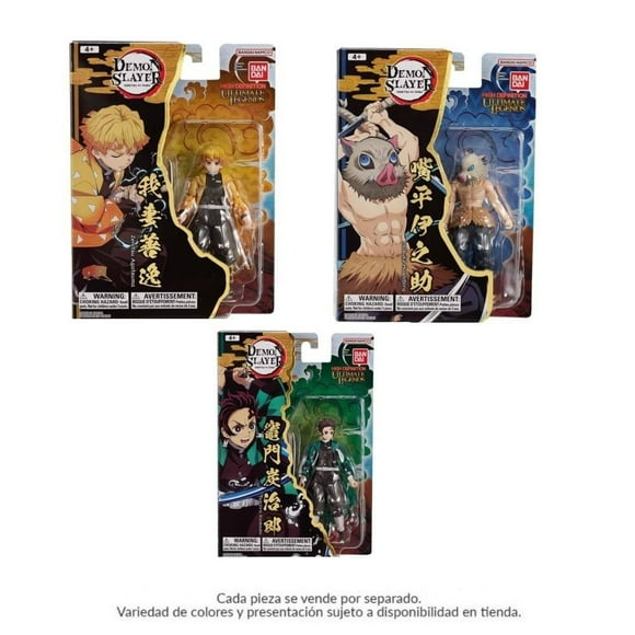 Figura de Acción Bandai Demon Slayer Varios modelos 1 figura articulada