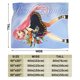 thumbnail image 4 of Manta de franela cálida y acogedora con dibujos de Rosario y vampiros para sala de estar, dormitorio, cama, sofá, coche, mantas de vellón para todas las estaciones, regalos para niños, adolescentes y, 4 of 8