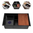 thumbnail image 3 of Durable Kitchen Sink Double Basin Stainless Steel Sink Bowl W/ Chopping Board, 3 of 18