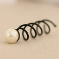 thumbnail image 3 of 3 Pcs Pearl Black Spiral Spin Screw Bobby Pin Hair Clips Lady Twist Barrette Accessory Headwear Hair Accessories (Metal Color : S), 3 of 5