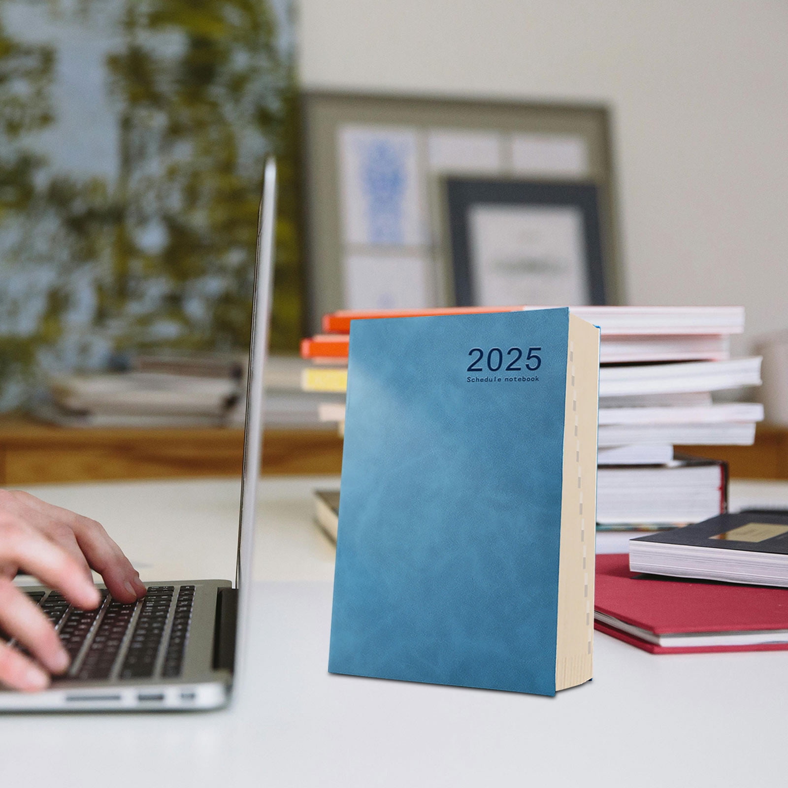 Weekly Planner Notebook Hardcover Calendar Planner With Monthly Tab 80Gsm Thick Paper Daily Planner 365-Day Office Plan