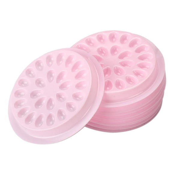 10x Extensión de pestañas Junta de pegamento Soporte de tinta Bandeja Pallet - Rosado Sunnimix bandeja porta pestañas