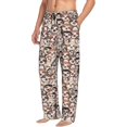 thumbnail image 6 of Logiee Cute brown sloth monkey Print Pajama Pants for Men,Men’s Pajama Bottoms,Mens PJ Pants with Pockets & Button Fly-3X-Large, 6 of 6