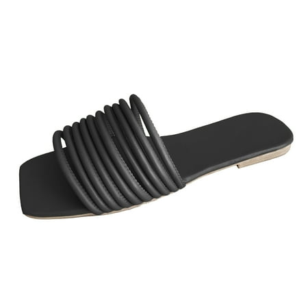 

Womens Fashion Casual Vintage Open Toe Flat With Slippers Daily Shoes Sandals Summer Open Toe Slide Sandals Comfortable Flats Flip-Flops Sandal Casual Platforms Wedge Sandals Heeled Sandals A401