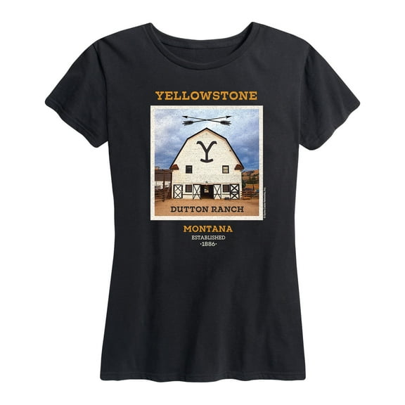 Yellowstone - Dutton Ranch Barn - Women's Short Sleeve Graphic T-Shirt