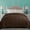 Chocolate Brown, variant on Classic Down Alternative Hypoallergenic Comforter Turquoise / Twin