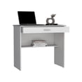 thumbnail image 7 of Compact Writing Desk with Drawer and Shelf - Modern Home Office Desk for Small Spaces, 7 of 7