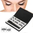 thumbnail image 2 of 8Pcs Reusable Magnetic Eyelashes 3D False Eyelashes Tweezers Set Cosmetics Eyelashes Decoration, 2 of 5