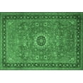 thumbnail image 1 of Ahgly Company Indoor Rectangle Persian Emerald Green Traditional Area Rugs, 5' x 8', 1 of 4