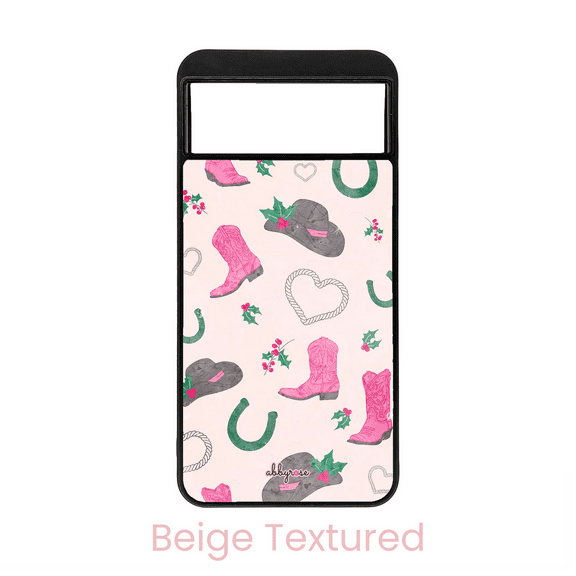 abbyrose Cowgirl Christmas Pixel Phone Case for Pixel 6a