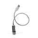 thumbnail image 3 of Mini USB Fan with 64 Colorful LED Patterns Circular Display (Silver), 3 of 3