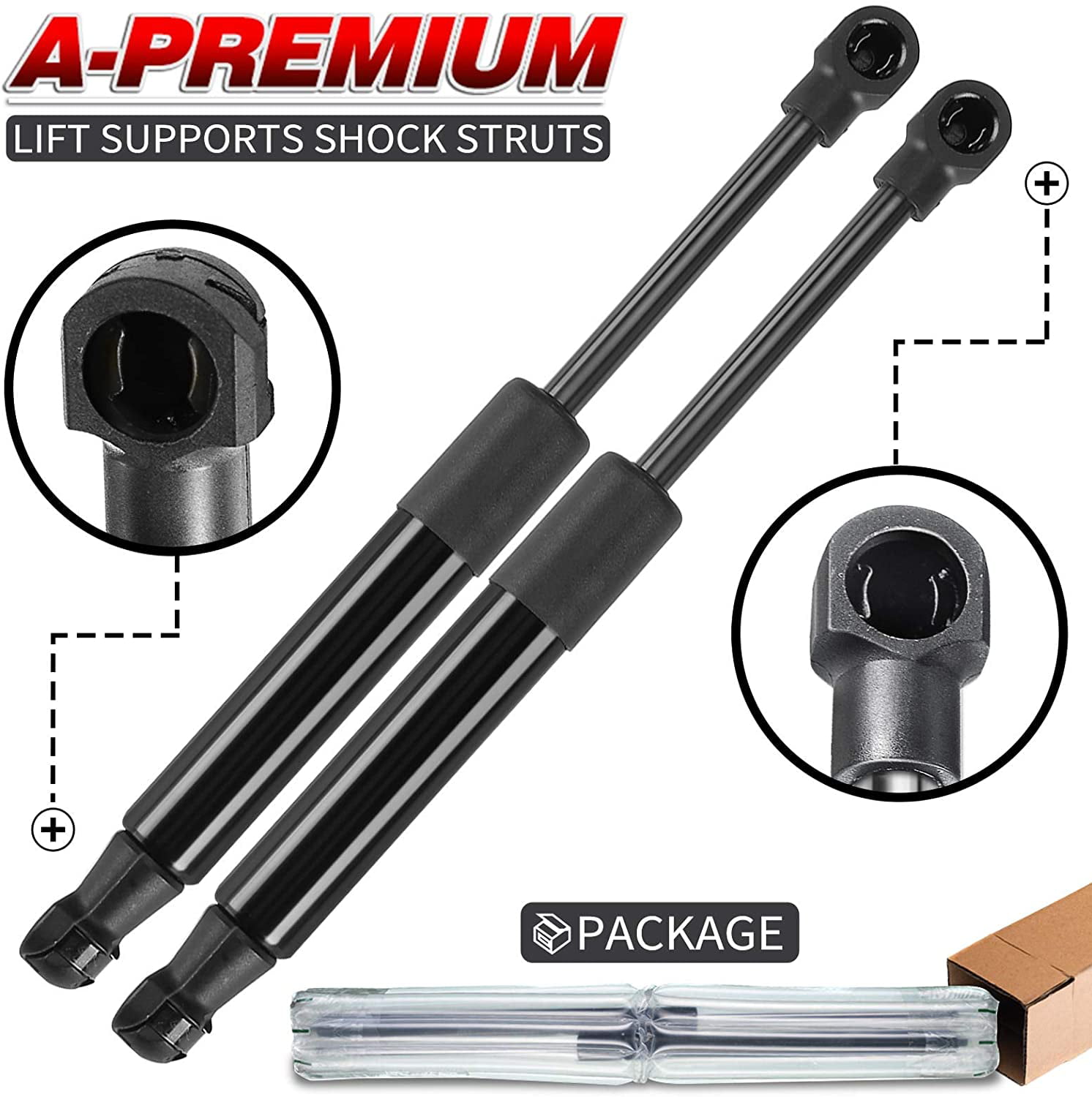 Qty Stabilus SG214023 Rear Liftgate Hatch Tailgate Lift Supports Struts Sachs 2