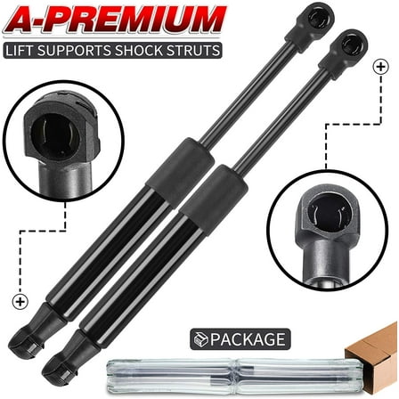 A-Premium Front Hood Lift Supports Shock Struts Compatible with Porsche 911 1999-2005 Boxster 1997-2004 2-PC Set