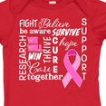 thumbnail image 4 of Inktastic Breast Cancer- Together We Will Win Boys or Girls Baby Bodysuit, 4 of 5