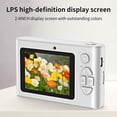 thumbnail image 5 of Oggfader Children's Holiday Gift High-definition Front And Rear Single Shot 4400w Mini 2.4 Inch Video Camera,White, 5 of 9
