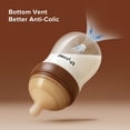 thumbnail image 2 of Biberón de vidrio Thyseed anti-cólicos 160 ml con tetina para recién nacido, 2 of 9
