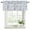 Blue, variant on Grey-Purple Flower Curtain Valances for Windows, Kitchen Valance Window Treatments Panel 2 Pack, Vintage Farmhouse Boho Leaf Spring Rod Pocket Short Curtains for Bathroom Bedroom 42 x 18 Inch
