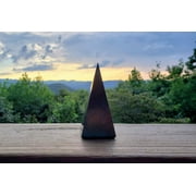Karelia Creations Shungite Pyramid 3.5-inch Polished Reiki Charged EMF Protection Powered Gag Toy for all Age Groups
