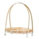 thumbnail image 5 of Cesta de almacenamiento portátil de bambú tejido para aperitivos, ideal para la mesa del comedor y la fruta. 1 capa, 5 of 9