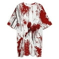 thumbnail image 3 of Halloween Pattern Sleepshirts For Sleeping Travels Loose Sleepdress Pajama Dress Soft Nightdress Sleepwear, 3 of 7