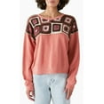 thumbnail image 4 of Lucky Brand Crochet Yoke Cotton Sweatshirt, 4 of 5