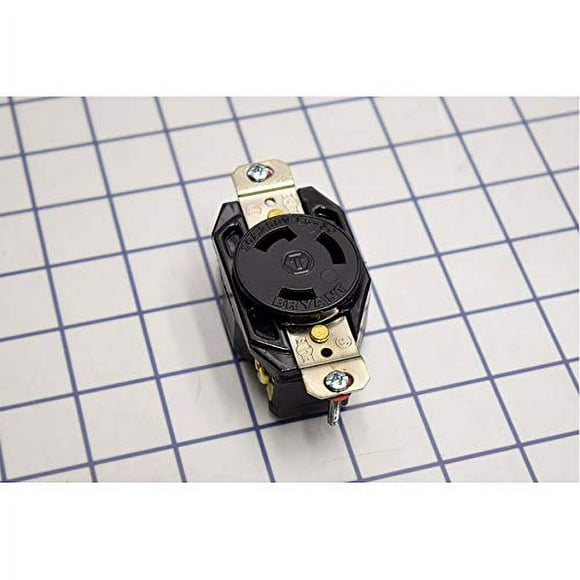 Bryant Electric 70630FR Receptacle, Electrical Outlet, Black