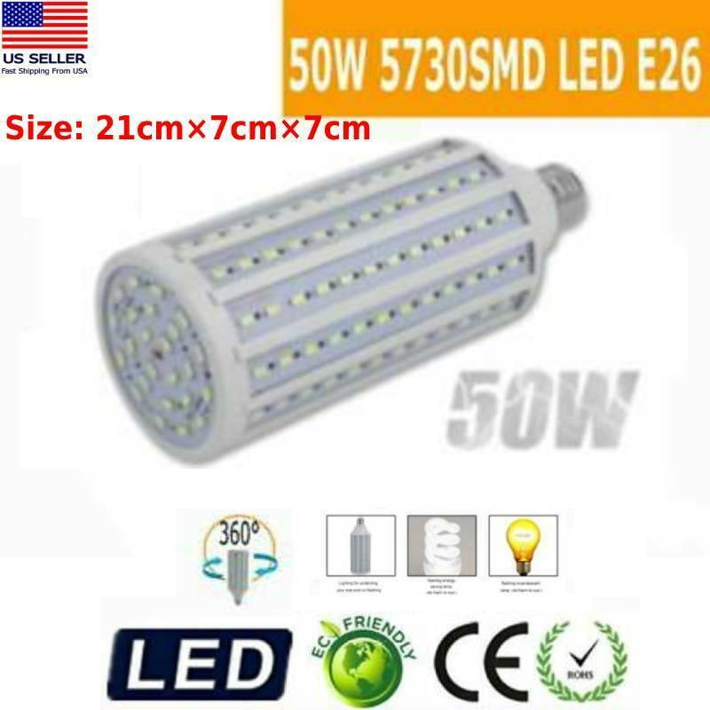 5X 30W E26 Cool Daylight White LED Bulb Décor Corn Light SMD5730 5000LM 6000K