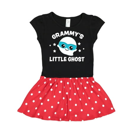 

Inktastic Cute Grammy s Little Ghost with Stars Gift Toddler Girl Dress