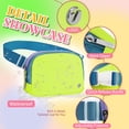 thumbnail image 5 of TINYAT Fanny Pack for Women 3 Zipper Pockets Waist Bag Waterproof Belt Bag Purse for Walking Shopping, 5 of 8