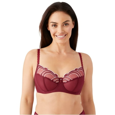 Wacoal Women's Plus Size Evocative Edge Full Figure Underwire Bra, Rhubarb, 38H | Walmart Canada
