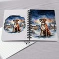 thumbnail image 4 of Hello Winter Boxer Welcome Snowy Night Watercolor Vintage Spiral Bound Journal Boxers Dog Lover Gifts Idea 5x7in Spiral Notebook - 01011, 4 of 5