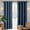 Denim Blue-52"W x 63"L (Pack of 2), variant on Charcoal Grey Blackout Curtains 90 Inches Long 90 Inch Length 1 Panel For Bedroom Thermal Insulated Linen Black Out With Grommets(100x90 Grey)