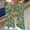 B_ Green, variant on Women's Watercolor Print High Waist Flare Leggings, Stretchy for Gym Workout Fitness and Daily Wear