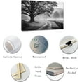 thumbnail image 5 of ZHONGYUTONG Black and White Wall Art Forest Big Tree Painting Nature Landscape Canvas Prints Modern Artwork for Living Room Office Bedroom Framed (16.00" x 24.00"), 5 of 6