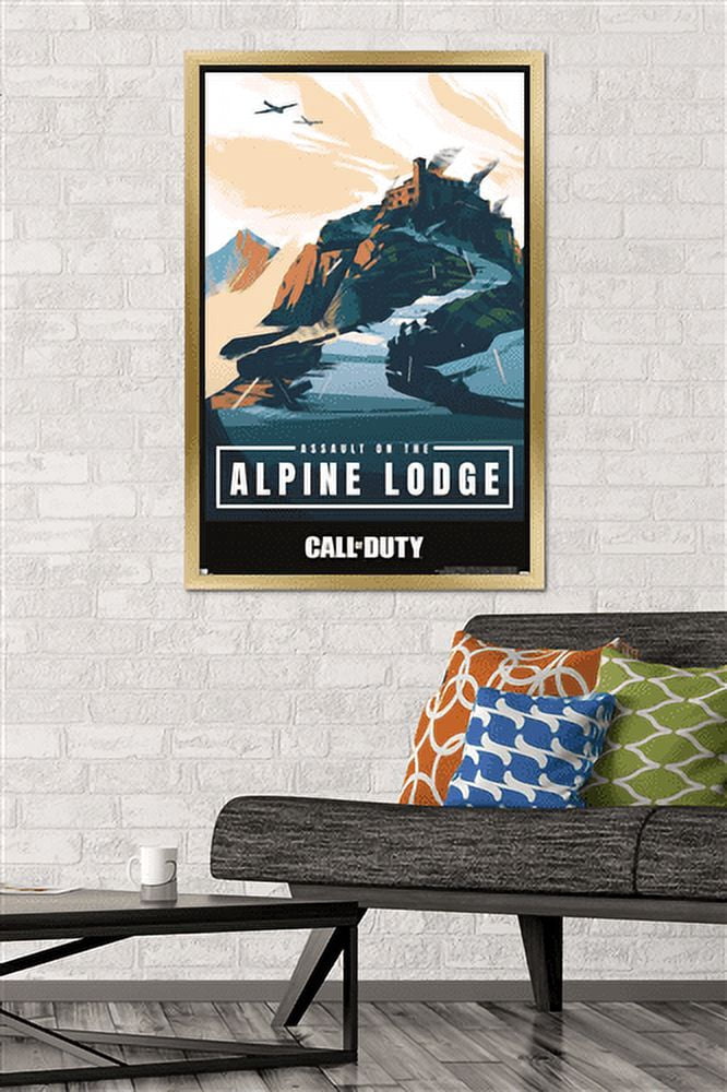 Call of Duty: Vanguard - Alpine Lodge Wall Poster, 22.375" x 34", Framed