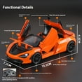 thumbnail image 4 of 1:32 McLaren 720s Supercar Alloy Diecast Model Car Transformable Version Miniature GT Trendy Toy Ornaments Games With Children, 4 of 9