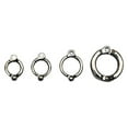 50 Pieces Parrot Leg Rings Metal Active Opening Foot Ring for Small ...