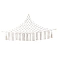 thumbnail image 1 of GROWTH TANK Hamac en Peluche Hamac de Rangement pour Peluches Macramé Blanc, 1 of 9