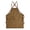 Brown, variant on DOVACKA 16oz Heavy Duty Canvas Cross Back Chef Apron for Men, Work Apron with Large Pockets for BBQ Cooking
