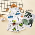 thumbnail image 4 of Baby Girl Clothes Toddler Summer Outfits Sleeveless Tie Strap Tank Top Elastic Waist Shorts Clothing Set Girls Summer Set 1-7 Years,12-18 Months, 4 of 5
