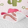 thumbnail image 5 of Erosebridal Girls Pink Cowgirl Twin Quilt Set, Tribal Western Twin Coverlet Set, 2 Pieces, 5 of 7