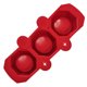thumbnail image 1 of Cateissary Molde para florero de hormigón poligonal geométrico de 3 agujeros, Cactus Artesanía gran rojo, 1 of 6