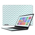 thumbnail image 1 of MightySkins LENY71015-Aqua Chevron Skin Decal Wrap for 15.6 in. Lenovo Yoga 710 - Aqua Chevron, 1 of 4