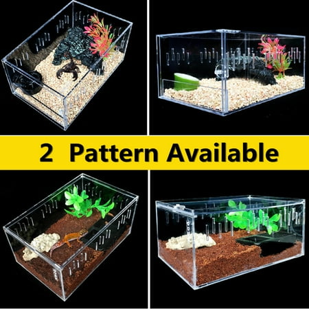 - Acrylic Reptile Turtle Tortoise Insect Vivarium Aquarium Tank Kit Breeding Box