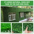 SHISUYAN Artificial Grass Wall Panel 23.58X15.72in Faux Grass Tiles