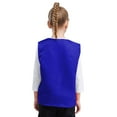 thumbnail image 2 of renvena Kids Button Volunteer Activity Vest Button Up Irregular Hem Waistcoat Sleeveless Waiter Blue S/10, 2 of 5